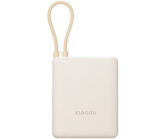 Внешний аккумулятор Xiaomi Power Bank 10000 Integrated Cable 10000mAh 33W Beige (PB1033MI), Цвет: Бежевый - GOODMi
