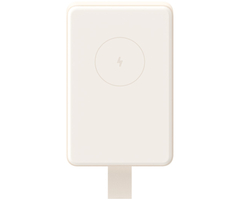 Внешний аккумулятор Xiaomi Magnetic Wireless Power Bank 6000mAh (WPB0620MI) Beige, Цвет: Бежевый - GOODMi