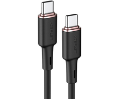 Кабель Acefast C2-03 USB-C to USB-C 1.2m Black (Silicone) - GOODMi