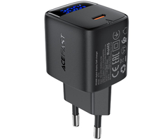 Сетевое зарядное устройство Acefast A115 PD 30W GaN Black - GOODMi