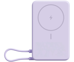 Внешний аккумулятор Xiaomi Magnetic Power Bank 10000mAh with Built-in Stand Purple (WPB1007Z), Цвет: Фиолетовый - GOODMi