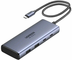 USB-хаб UGREEN CM498 7-in-1 Gray (45379) - GOODMi