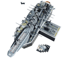 Сборная модель авианосца Science Can SC-006 (развивающий конструктор) - GOODMi
