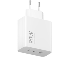 Сетевое зарядное устройство Xiaomi 90W HyperCharge Power Adapter (3-Port) White (MDY-19-EK) - GOODMi