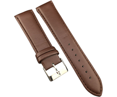 Ремешок кожаный Nagata Leather 20mm Коричневый матовый - GOODMi