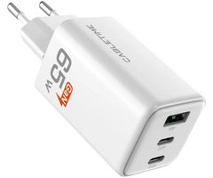Сетевое зарядное устройство CABLETIME G65AW 65W White - GOODMi
