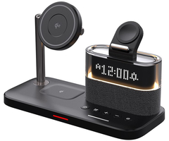 Беспроводное зарядное устройство C09Pro Qi2 3в1 Black, Цвет: Черный - GOODMi