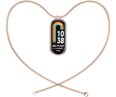 Кулон-шнурок Mijobs для Xiaomi Band 10/9/8 Rose Gold - GOODMi