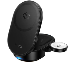 Беспроводное зарядное устройство HOCO CQ23 Pole Qi2.2 3-in-1 - GOODMi