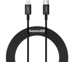 Кабель Baseus Superior Series Type-C/Lightning 20W 2m Black (CATLYS-C02) - GOODMi