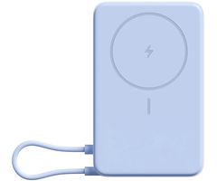Внешний аккумулятор Xiaomi Magnetic Power Bank 10000mAh with Built-in Stand Blue (WPB1007Z), Цвет: Голубой - GOODMi