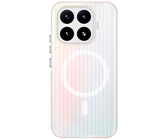Чехол для Xiaomi 17T Pro Gorilla Guard Magnetic White/Orange - GOODMi