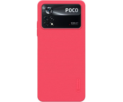 Чехол Nillkin FrostedShield для Xiaomi POCO X4 Pro Red, Основной цвет: Красный - GOODMi