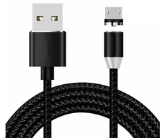 Магнитный кабель USB - Micro USB 1м Black (Съемный коннектор) - GOODMi