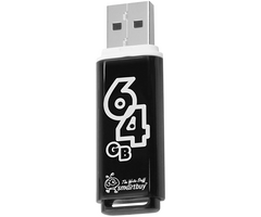 USB флешка Smartbuy Glossy 64GB Black - GOODMi
