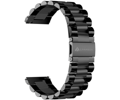Ремешок стальной 20mm Lyambda Keid Black (DSG-05-20-BL), Основной цвет: Черный - GOODMi
