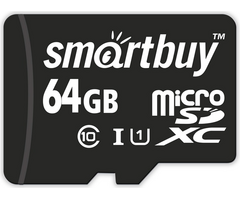 Карта памяти SmartBuy microSDXC 64GB - GOODMi