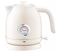Электрический чайник Qcooker Retro Kettle White (с термометром), Цвет: Белый - GOODMi
