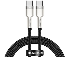 Кабель Baseus Cafule Series Type-C to Type-C 100W 1m Metal Black - GOODMi