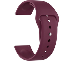 Ремешок силиконовый 20mm Lyambda Altair Wine red (DSJ-01-04T-20-WR), Основной цвет: Бордовый - GOODMi
