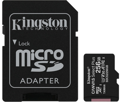 Карта памяти Kingston Canvas Select Plus microSDXC 256GB + SD адаптер - GOODMi