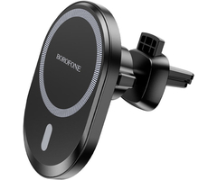 Автодержатель с беспроводной зарядкой Borofone BH201 15W - GOODMi