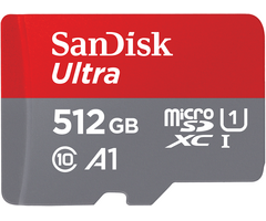 Карта памяти SanDisk Ultra microSDXC 512GB + SD адаптер - GOODMi