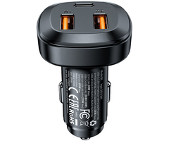 Автомобильное зарядное устройство ACEFAST B9 66W Metal (2xUSB-A + USB-C) - GOODMi