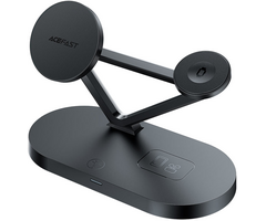 Беспроводная зарядная станция Acefast E9 45W 3-in-1 Black (для смартфона, часов, наушников) - GOODMi