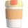 Термокружка KKF Rainbow Vacuum Bottle 360ml Orange White - GOODMi