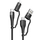 Кабель 4in1 Borofone BU28 60W Nylon (1.2м) Black - GOODMi