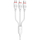 Кабель 3in1 Borofone BX17 (Micro+Type-C+Lightning) White, Цвет: Белый - GOODMi