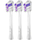 Сменные насадки для зубной щетки Laifen Wave Ultra Whitening (3 шт), Цвет: Фиолетовый - GOODMi