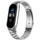 Стальной браслет для Xiaomi Mi band 5/6 серебряный - GOODMi