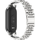 Стальной браслет семь звеньев Mijobs Xiaomi Band 8 Серебристый, Основной цвет: Серебристый - GOODMi