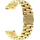 Ремешок стальной 22mm Lyambda Keid Gold (DSG-05-22-GL), Основной цвет: Золотистый - GOODMi