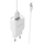 Сетевое зарядное устройство Borofone BA19A (1A) + кабель MicroUsb White - GOODMi