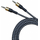 AUX кабель JD471 тканевый 1.5м Black - GOODMi