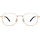 Компьютерные очки Mijia Anti-Blue Ray Titanium Glasses Gold (HMJ06LM), Цвет: Золотистый - GOODMi