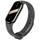 Ремешок силиконовый для Xiaomi Band 8/9 темно-серый с кнопкой, Основной цвет: Серый - GOODMi