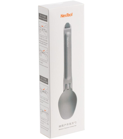 Набор титановых приборов Nextool Titanium Set (NE0124), изображение 8 - GOODMi