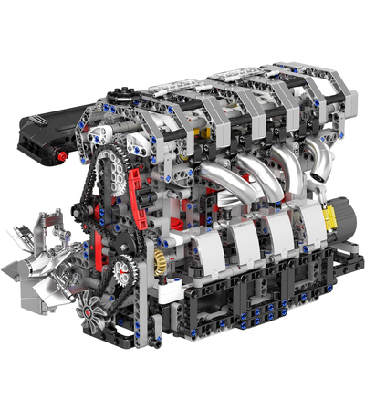 Конструктор Mould King Motorised L4 Gasoline Engine (10087), изображение 3 - GOODMi