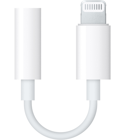 Адаптер Lightning - Jack 3.5mm White, изображение 2 - GOODMi