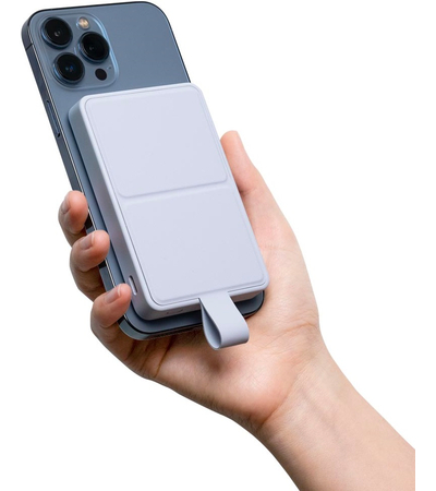 Внешний аккумулятор Xiaomi Magnetic Wireless 6000mAh (WPB0620MI), Цвет: Белый, изображение 5 - GOODMi