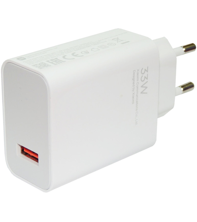 Сетевой адаптер Xiaomi Power Adaptor MDY-11-EZ 33W, Цвет: Белый, Выходная мощность: 33 Вт, изображение 3 - GOODMi