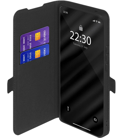 Чехол-книжка для POCO F6 Pro черный, изображение 3 - GOODMi