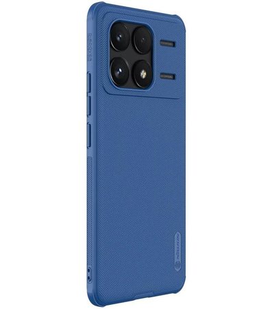 Чехол Nillkin Frosted Shield для POCO F6 Pro синий, Основной цвет: Синий, изображение 5 - GOODMi