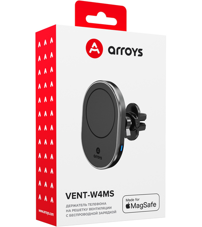 Держатель Arroys Vent-W4MS (Черный), изображение 12 - GOODMi