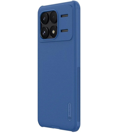 Чехол Nillkin Frosted Shield для POCO F6 Pro синий, Основной цвет: Синий, изображение 4 - GOODMi