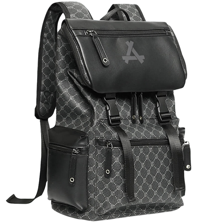 Рюкзак MQ Backpack Black Leather, изображение 2 - GOODMi